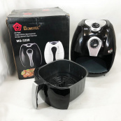 Аерофритниця Мультипіч Аерогриль Domotec MS-3220 1300 Вт 4,5 л Безмасляна з Таймером. Колір: чорний. Зображення №11