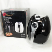 Аерофритниця Мультипіч Аерогриль Domotec MS-3220 1300 Вт 4,5 л Безмасляна з Таймером. Колір: чорний. Зображення №14