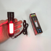 Ліхтар 611-TG+COB(white+red), Ліхтарики для екстрених ситуацій та аварій, Пошуковий ліхтар ручний. Зображення №4 Ліхтар 611-TG+COB(white+red), Ліхтарики для екстрених ситуацій та аварій, Пошуковий ліхтар ручний. Зображення №4