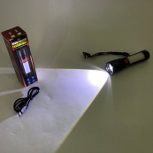 Ліхтар 611-TG+COB(white+red), Ліхтарики для екстрених ситуацій та аварій, Пошуковий ліхтар ручний. Зображення №6 Ліхтар 611-TG+COB(white+red), Ліхтарики для екстрених ситуацій та аварій, Пошуковий ліхтар ручний. Зображення №6