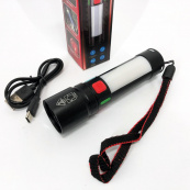 Ліхтар 611-TG+COB(white+red), Ліхтарики для екстрених ситуацій та аварій, Пошуковий ліхтар ручний. Зображення №12 Ліхтар 611-TG+COB(white+red), Ліхтарики для екстрених ситуацій та аварій, Пошуковий ліхтар ручний. Зображення №12