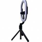 Монопод-штатив для селфи с кольцевой LED лампой Selfie Stick A8 телескопический с пультом и Bluetooth. Изображение №3