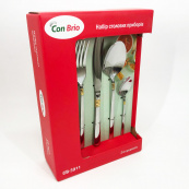 Набір столових приладів 24 предметів Con Brio CB-3912. Зображення №4