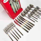 Набір столових приладів 24 предметів Con Brio CB-3912. Зображення №8