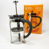 Френч-пресс Well Done WD-8016B с ручкой soft-touch 600 мл, Френч пресс стеклянный на кухню. Изображение №11