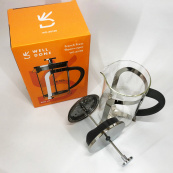 Френч-пресс Well Done WD-8018B с ручкой soft-touch 800 мл, Китайский заварник чайник для заваривания трав. Изображение №7