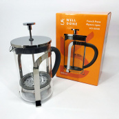 Френч-пресс Well Done WD-8018B с ручкой soft-touch 800 мл, Китайский заварник чайник для заваривания трав. Изображение №10