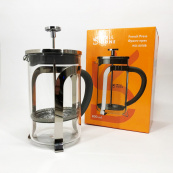 Френч-пресс Well Done WD-8018B с ручкой soft-touch 800 мл, Китайский заварник чайник для заваривания трав. Изображение №11