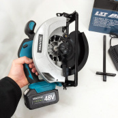 Акумуляторна циркулярна пилка KRAFFTEC 48V. Зображення №2