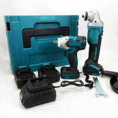 Набор 2 в 1 шуруповёрт + гайковёрт в чемодане 2 аккумулятора. Изображение №8