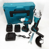 Набор 2 в 1 шуруповёрт + гайковёрт в чемодане 2 аккумулятора. Изображение №9