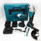 Набор 2 в 1 шуруповёрт + гайковёрт в чемодане 2 аккумулятора. Изображение №10