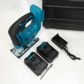 Акумуляторний безщітковий лобзик 24V з 2 АКБ у пластиковому кейсі з регулюванням швидкості та кута нахилу. Зображення №13