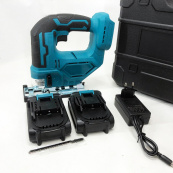 Акумуляторний безщітковий лобзик 24V з 2 АКБ у пластиковому кейсі з регулюванням швидкості та кута нахилу. Зображення №14