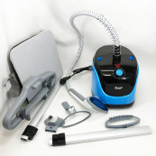 Відпарювач вертикальний для одягу зі стійкою RAF R.3038 1800 W. Колір: синій. Зображення №3