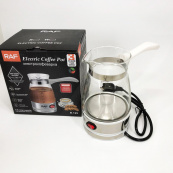 Електрична турка для кави RAF R.125 Кавоварка зі скляною чашею 500мл 600 Вт. Колір: білий. Зображення №8 Електрична турка для кави RAF R.125 Кавоварка зі скляною чашею 500мл 600 Вт. Колір: білий. Зображення №8