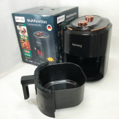 Аэрофритюрница для дома с таймером Rainberg RB-2242 на 6 л безмасляная фритюрница 3800 Вт. Цвет: черный. Изображение №13 Аэрофритюрница для дома с таймером Rainberg RB-2242 на 6 л безмасляная фритюрница 3800 Вт. Цвет: черный. Изображение №13