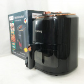 Аэрофритюрница для дома с таймером Rainberg RB-2242 на 6 л безмасляная фритюрница 3800 Вт. Цвет: черный. Изображение №14 Аэрофритюрница для дома с таймером Rainberg RB-2242 на 6 л безмасляная фритюрница 3800 Вт. Цвет: черный. Изображение №14