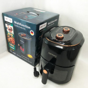 Аэрофритюрница для дома с таймером Rainberg RB-2242 на 6 л безмасляная фритюрница 3800 Вт. Цвет: черный. Изображение №21 Аэрофритюрница для дома с таймером Rainberg RB-2242 на 6 л безмасляная фритюрница 3800 Вт. Цвет: черный. Изображение №21