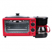 Электрическая печь для завтрака 3в1 Rainberg RB-2286R 3800 Вт (печь, кофеварка, жарочная поверхность). Изображение №5 Электрическая печь для завтрака 3в1 Rainberg RB-2286R 3800 Вт (печь, кофеварка, жарочная поверхность). Изображение №5