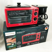 Электрическая печь для завтрака 3в1 Rainberg RB-2286R 3800 Вт (печь, кофеварка, жарочная поверхность). Изображение №8 Электрическая печь для завтрака 3в1 Rainberg RB-2286R 3800 Вт (печь, кофеварка, жарочная поверхность). Изображение №8