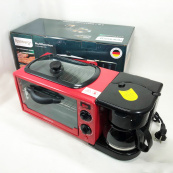 Электрическая печь для завтрака 3в1 Rainberg RB-2286R 3800 Вт (печь, кофеварка, жарочная поверхность). Изображение №15 Электрическая печь для завтрака 3в1 Rainberg RB-2286R 3800 Вт (печь, кофеварка, жарочная поверхность). Изображение №15