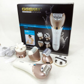 Епілятор GEMEI GM-7003 бездротовий акумуляторний з 5 насадками жіночий. Зображення №4 Епілятор GEMEI GM-7003 бездротовий акумуляторний з 5 насадками жіночий. Зображення №4