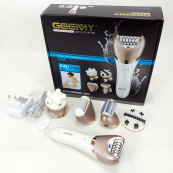 Епілятор GEMEI GM-7003 бездротовий акумуляторний з 5 насадками жіночий. Зображення №6 Епілятор GEMEI GM-7003 бездротовий акумуляторний з 5 насадками жіночий. Зображення №6