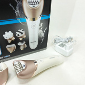 Епілятор GEMEI GM-7003 бездротовий акумуляторний з 5 насадками жіночий. Зображення №11 Епілятор GEMEI GM-7003 бездротовий акумуляторний з 5 насадками жіночий. Зображення №11