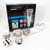 Епілятор GEMEI GM-7003 бездротовий акумуляторний з 5 насадками жіночий. Зображення №12 Епілятор GEMEI GM-7003 бездротовий акумуляторний з 5 насадками жіночий. Зображення №12