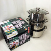 Набір каструль Rainberg RB-605 капсульне 9-ти шарове дно. Зображення №11 Набір каструль Rainberg RB-605 капсульне 9-ти шарове дно. Зображення №11