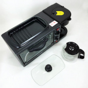 Електрична піч для сніданку 3в1 Rainberg RB-2286B 3800 Вт (піч, кавоварка, поверхня для смаження). Зображення №3