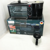 Електрична піч для сніданку 3в1 Rainberg RB-2286B 3800 Вт (піч, кавоварка, поверхня для смаження). Зображення №15