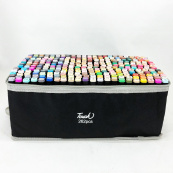 Набір маркерів скетч для малювання Touch 262 шт двосторонні професійні фломастери з чохлом. Зображення №4 Набір маркерів скетч для малювання Touch 262 шт двосторонні професійні фломастери з чохлом. Зображення №4