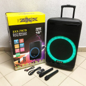 Акустична переносна колонка ZXX-7878/8161 600 Вт 15" 72х42х35см. Зображення №4