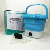 Пральна машина MAXTOP silicon washing machine, Портативна пральна машина. Колір: блакитний. Зображення №12