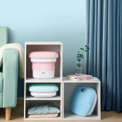 Пральна машина MAXTOP machine, Пральна машина для дачі без водопроводу. Колір: рожевий. Зображення №5