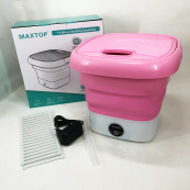 Пральна машина MAXTOP machine, Пральна машина для дачі без водопроводу. Колір: рожевий. Зображення №7