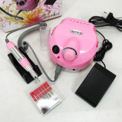 Фрезер DM-11-1 для манікюру та педикюру, потужний манікюрний фрезер, ручка фрезер. Колір: рожевий. Зображення №2