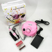 Фрезер DM-11-1 для манікюру та педикюру, потужний манікюрний фрезер, ручка фрезер. Колір: рожевий. Зображення №4