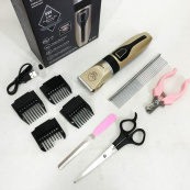 Машинка для стрижки собак і котів триммер машинки для грумінгу RAF R.436 набір для стрижки тварин. Зображення №2