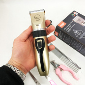 Машинка для стрижки собак і котів триммер машинки для грумінгу RAF R.436 набір для стрижки тварин. Зображення №7