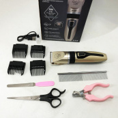 Машинка для стрижки собак і котів триммер машинки для грумінгу RAF R.436 набір для стрижки тварин. Зображення №11