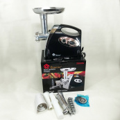 М'ясорубка електрична із соковижималкою Domotec MS-2019 2400 W. Колір: чорний. Зображення №3