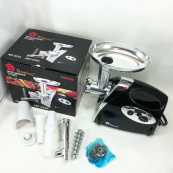 М'ясорубка електрична із соковижималкою Domotec MS-2019 2400 W. Колір: чорний. Зображення №9