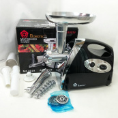 М'ясорубка електрична із соковижималкою Domotec MS-2019 2400 W. Колір: чорний. Зображення №10