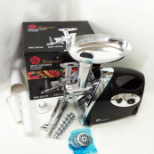 М'ясорубка електрична із соковижималкою Domotec MS-2019 2400 W. Колір: чорний. Зображення №12