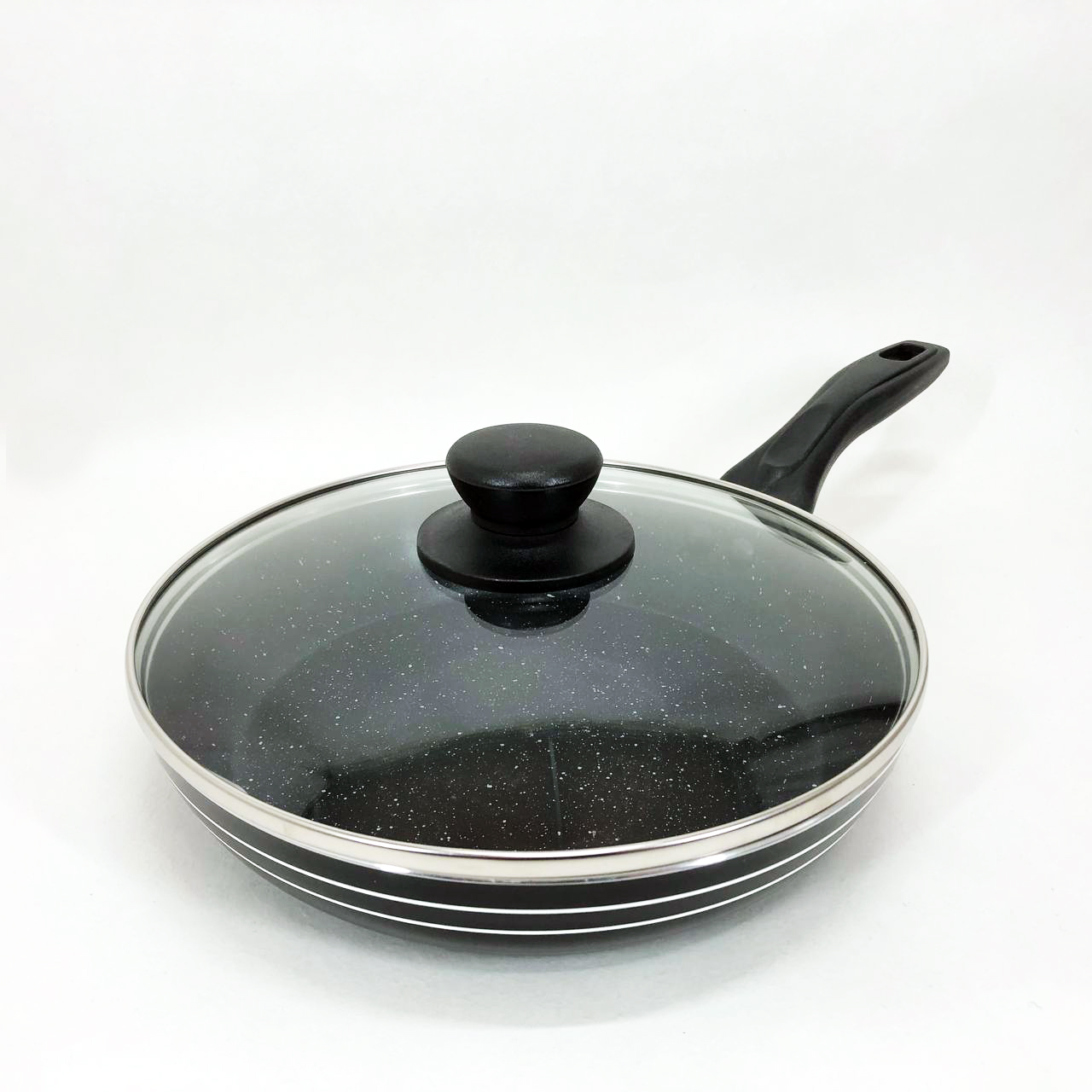 Сковорода UNIQUE UN-5163 22см с крышкой антипригарным покрытием, Глубокая сковорода для кухни Сковорода UNIQUE UN-5163 22см с крышкой антипригарным покрытием, Глубокая сковорода для кухни