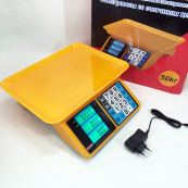 Електронні ваги для товарів Matarix MX-412 до 50 кг, Функціональні електронні ваги для торгівлі. Зображення №5