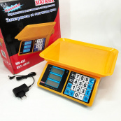 Електронні ваги для товарів Matarix MX-412 до 50 кг, Функціональні електронні ваги для торгівлі. Зображення №12